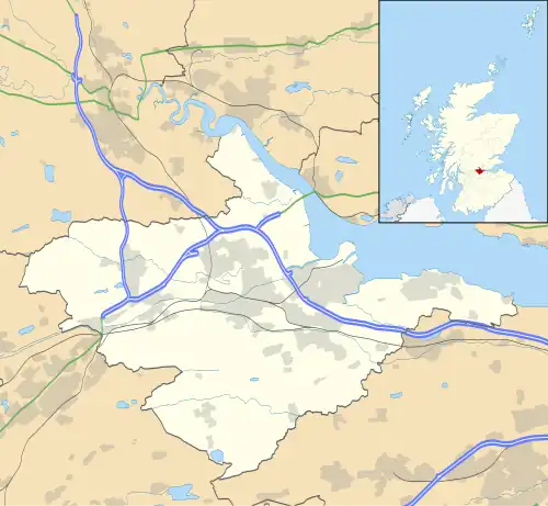Larbert is located in Falkirk