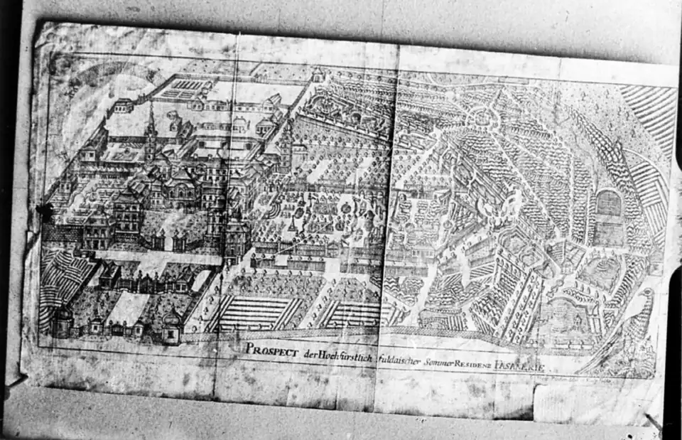 Fasanerie palace and its baroque gardens