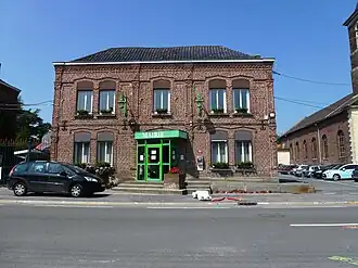 The town hall in Faumont