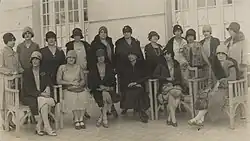 Photograph of members of the Brazilian Federation for Women's Progress.