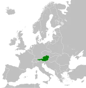 The Federal State of Austria in 1938