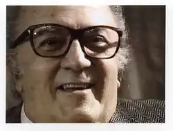 Fellini on film set (1992)