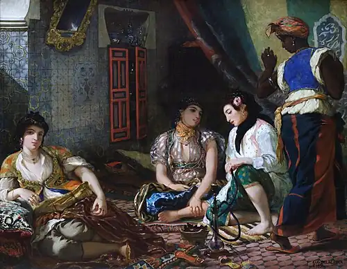 Women of Algiers by Eugène Delacroix
