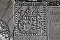 Coat of arms on a stone in Monument Row