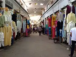 View of a street inside the Kissaria in 2014, prior to recent renovations