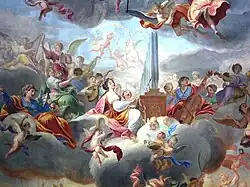 Fresco by Johann Cyriak Hackhofer