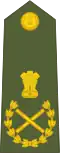 Hindi: फ़ील्ड मार्शल, romanized:&nbsp;pheeld maarshal (Indian Army)[24]
