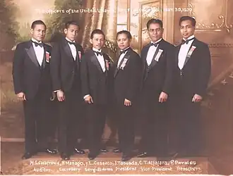 Visayan men in tuxedo 1930's