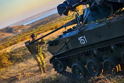 Final check of the 56th Guards Air Assault Regiment