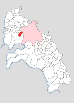 Map showing Rupaspur in Firozabad block