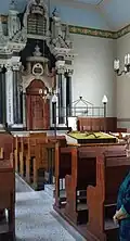Interior of the synagogue