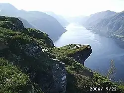 Fjellnabben Galten in Dalsfjorden