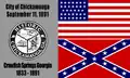 Flag of Chickamauga, Georgia