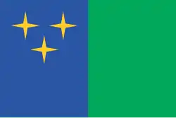 Flag of Lentekhi Municipality