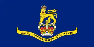 Flag of the governor of Saint Christopher and Nevis (1980–1983)
