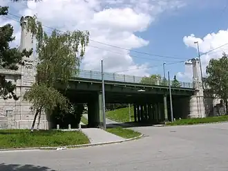 The Flözersteig Bridge, 14th‒16th districts, Vienna.