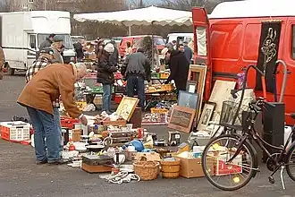 Flea market in Germany