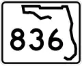 State Road 836 marker