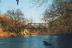Footbridge on Old Gang Lane, Hawkswick