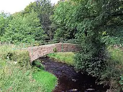 Footbridge over the River Worth near Lumbfoot