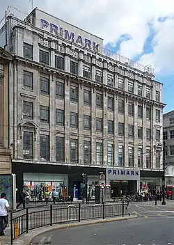 Primark in the former Lewis's Building in Manchester city centre, Manchester, England