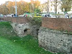 Fragment of the Low Wall Bastei on Pidvalna Street