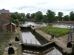 Castle Mills Lock and Basin, near the Foss Barrier and the confluence with River Ouse, 53°57′15″N 1°04′41″W﻿ / ﻿53.954078; -1.077944