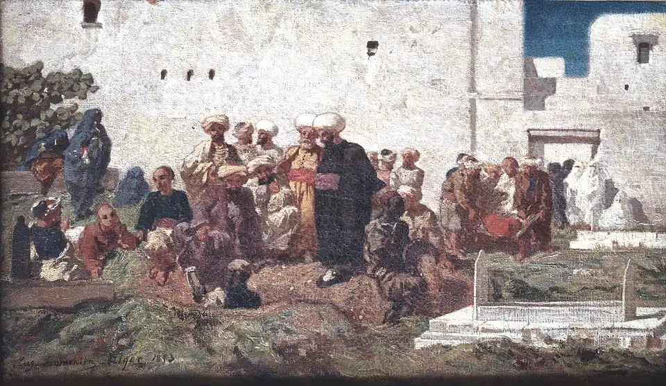 Enterrement maure [Moorish burial], 1853
