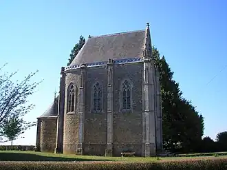 The chapel of Notre-Dame-de-Lourdes, in Lignières-Orgères