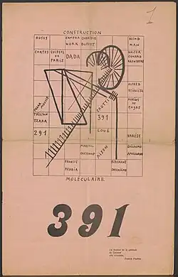 Francis Picabia, Molèculaire, 391, No. 8, February 1919