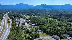 View of Franconia, NH, from the northeast