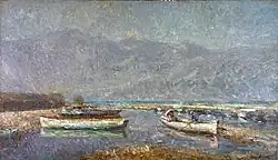 Lake of Bourget (Lac du Bourget), 1926, oil on canvas, 110 x 190&nbsp;cm