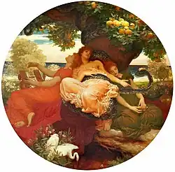 Frederic Leighton , The Garden of Hesperides , circa 1891