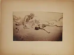 Frederick Melville DuMond's painting, "Legend of the Desert" (1894)