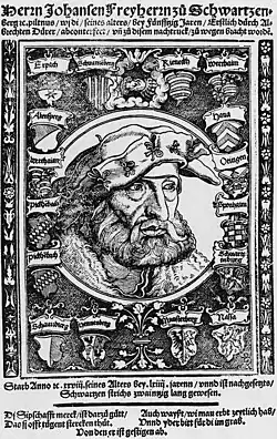 Johann Schwarzenberg by Albrecht Duerer
