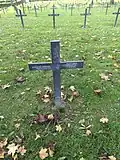 Richthofen's former grave at Fricourt, later Sebastian Paustian, section 4, row 7, grave 1177