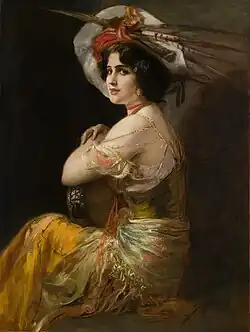 Rosario Guerrero als Carmen or The Spanish dancer, c. 1908