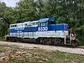 Ex-Illinois Central GP10 #8330 at the Florida Railroad Museum