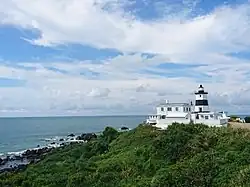 Fuguijiao Lighthouse overlooking the point