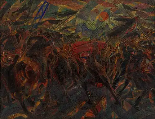 1911, The Funeral of the Anarchist Galli, oil on canvas, 198.7 x 259.1&nbsp;cm, Museum of Modern Art, New York