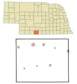 Location of Holbrook, Nebraska