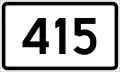County Road 415 shield