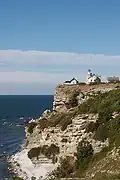 Limestone cliffs and lighthouse on Stora Karlsö