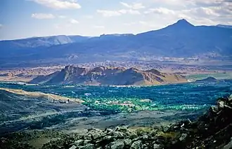 confluence of Aras River and Arpa Stream, Tuzluca