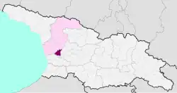 Location of Abasha Municipality in Georgia