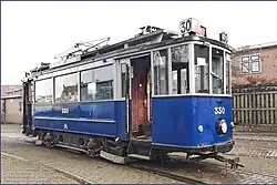 The Amsterdam motor car 330, diesel-electric car from 1918.