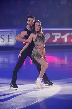 Gabriella Papadakis and Guillaume Cizeron at the 2018 Grand Prix de France