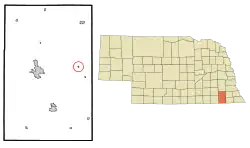 Location of Filley, Nebraska