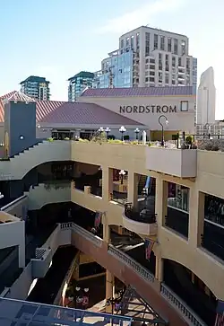 View southwest towards Nordstrom anchor (2015)