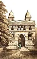 Drawing of Gate of Shah e Alam Roza, 1856